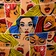 men's boxershorts with woven label EXCLUSIVE ALI - Men's boxer shorts REPRE4SC EXCLUSIVE ALI POP ART BABES - R2M-BOX-0643M - M