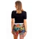 Ladies boxershorts with elastic waistband GIGI - Women's boxer shorts Repre GIGI ALIEN ATTACK - R3W-BOX-0701S - S