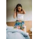Ladies boxershorts with elastic waistband GIGI - Women's boxer shorts Repre GIGI ALIEN ATTACK - R3W-BOX-0701S - S