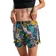 Ladies boxershorts with woven label BELLA - Women's boxer shorts Repre BELLA OWLS COOL - R3W-BOX-0617S - S