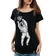 T-SHIRTS FÜR DAMEN - Kurzarm T-shirt für Frauen REPRE4SC SPACE GAMES - R3W-TSS-1401XL - XL
