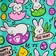 Ladies boxershorts with elastic waistband GIGI - Women's boxer shorts REPRE4SC GIGI EASTER SURPRISE - R4W-BOX-0712S - S