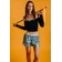 Ladies boxershorts with elastic waistband GIGI - Women's boxer shorts REPRE4SC GIGI EASTER SURPRISE - R4W-BOX-0712S - S