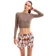 Ladies boxershorts with woven label BELLA - Women's boxer shorts REPRE4SC BELLA WE ARE THE CHAMPIONS - R4W-BOX-0610S - S