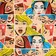 Pánské trenky s vytkávanou gumou EXCLUSIVE MIKE - Pánske trenky REPRE4SC EXCLUSIVE MIKE POP ART BABES - R5M-BOX-0708S - S